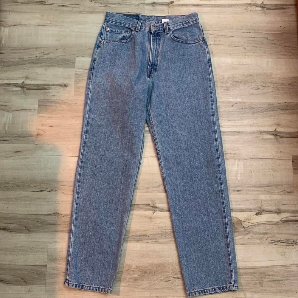Vintage 90s Levis 550 Relaxed Fit Jeans Mens 33x32 Blue Made in USA Denim
